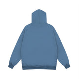 Men Hoodie Lightning Printed Hoodie Loose High Collar Pullover Hoodie Autumn and Winter