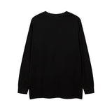 Men Long Sleeve Shirt Fashion Brand Dark Graffiti Necklace Long Sleeve T-shirt Men and Women Loose