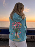 Korean version ins sweater women's loose hooded top shirt jacket