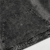 Men Denim Jacket Hooded Sweater Men's Washed Distressed Pullover Denim Clothing Autumn