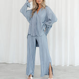Jungle Print Maxi Dress Fall Fashion Suit Two-Piece Set