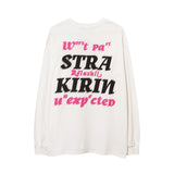 Men Long Sleeve Shirt Graffiti Printing Long Sleeve T-shirt for Men and Women