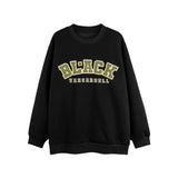 Men Hoodie Patch Embroidered Pullover Sweatshirt