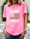 Women's Independence Day T Shirt Printed Short-Sleeved T-shirt