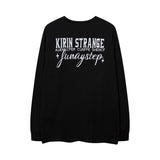Men Long Sleeve Shirt Letter Embroidered Vintage Distressed Long Sleeve T-shirt Men and Women Loose Couple