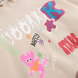 Men Hoodie Printed Clothing Spring and Autumn Men's Loose Casual Long Sleeves Sports Hoodie