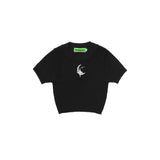 Women Sweater Short Sleeve Sweater Women's Short T-shirt Top