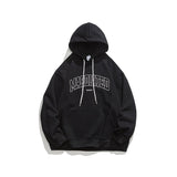 Unisex Hoodie University Style Embroidered Hoodie Loose Casual Top