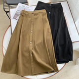 Women Skirt Woolen Skirt Female Mid-Length Autumn and Winter