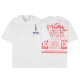 Travis Scott T-Shirt TRAVIS SCOTT CACTUS JACK Loose Crew Neck Short Sleeve