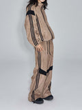 Unisex Pants Autumn Deerskin Velvet Ribbon Trousers