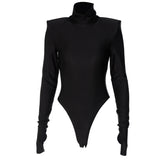 Women Jumpsuit Summer Fashion High Collar Long Sleeve Dress