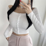 Women Long Sleeve Shirt Women's Tight Long Sleeve T-shirt Top