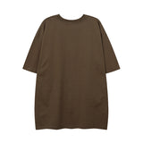 Men T Shirt Vintage Printed Short Sleeve Men's and Women's Loose Distressed T-shirt