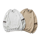 Unisex Sweatshirt Fall Sleeves Contrast Color Sweatshirt