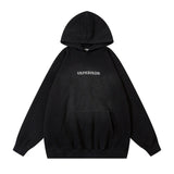Men Hoodie Oversize Extra Large Loose Hooded Pullover Sports Top Spring and Autumn