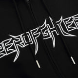 Men Hoodie Devil Horn Hoodie Coat Skeleton Printed Hood Coat Autumn and Winter