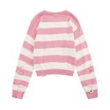 Women Sweater Short Sweater Women's Autumn Leisure round Neck Sweater