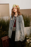 Unisex Jacket Autumn Motorcycle Denim Coat Women's Clothing