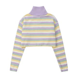 Women Sweater Stand Collar Knitted Women's Autumn Letter Sweater Coat