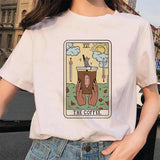 Women's Tarot Card Flower Funny Time Ladies Cartoon Fashion