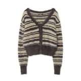 Women Sweater Knitted Cardigan Women's Autumn Short Long-Sleeved Sweater