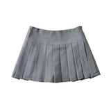 Women Skirt Pleated Skirt High Waist Side Slit Skirt Skirt