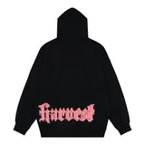 Men Hoodie Loose Hooded Sweater Men's Fashion Brand Vibe Letter Printed Long Sleeve Sports