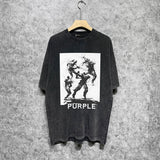 Purple Brand T Shirt Short Sleeve T-shirt Blouse