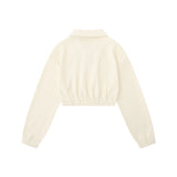 Women Hoodie Long-Sleeved Sweater Women's Autumn Short Top