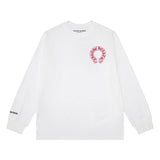 Chh Chrome Heart Long Sleeve Shirt Unisex Fashion Loose Long Sleeve Shirt