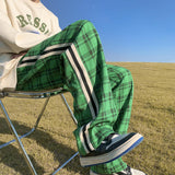 Men Sweatpants High Street Straight Wide Leg Pants