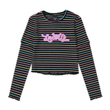 Women Long Sleeve T-Shirt Long Sleeve T-shirt Women's Autumn Casual round Neck Short Sleeves