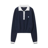 Women Sweater Short Knitwear for Girls Spring and Autumn Leisure Sweater
