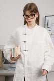 Unisex Jacket Autumn New Chinese Long Sleeve Shirt Women's Clothing