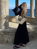 Women Sweater Dress Dress Knitted Thin Autumn Winter Long Dress