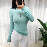 Women's Long Sleeve Shirt Sweater Bottoming Shirt Top