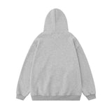 Men Hoodie Butterfly Hooded Sweater Patch Cat Beard Embroidered Pullover Hoodie