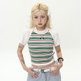 Women Sweater Short Sleeve Knitted T-shirt Women's Summer Casual Short