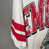 Mixed Emotion T-Shirt Skull Print Hip Hop Short Sleeve T-Shirt