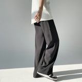 Men Sweatpants Casual Pants Men's Spring Versatile Drooping Wide-Leg Pants Straight