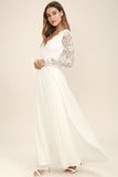 Slutty Wedding Dress Lace V-neck Fashion Dress