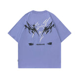 Men T Shirt Fashion Brand Graffiti Printing Casual Short-Sleeved T-shirt Men and Women Hip Hop