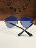 Chrome Hearts Sunglasses Light Luxury Fashion Exquisite Half Frame Sunglasses
