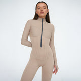 Women Jumpsuit Jumpsuit Autumn Long Sleeve round Neck