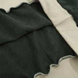 Men Hoodie Hooded Sweater Men's Letter Color Matching Sports Hoodie Loose