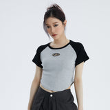 Women T-shirt Short Sleeve T-shirt Girls O-neck Short