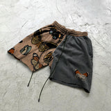 Men Shorts Beach Pants Printed Casual Fashion Men's