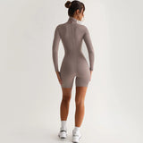 Women Jumpsuit Spring Fashionable Fitted Long Sleeve Jumpsuit