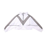 Women Sun Protection Shirt Short Stitching Sun Protection Shirt Women's Sports Style Loose Lapel